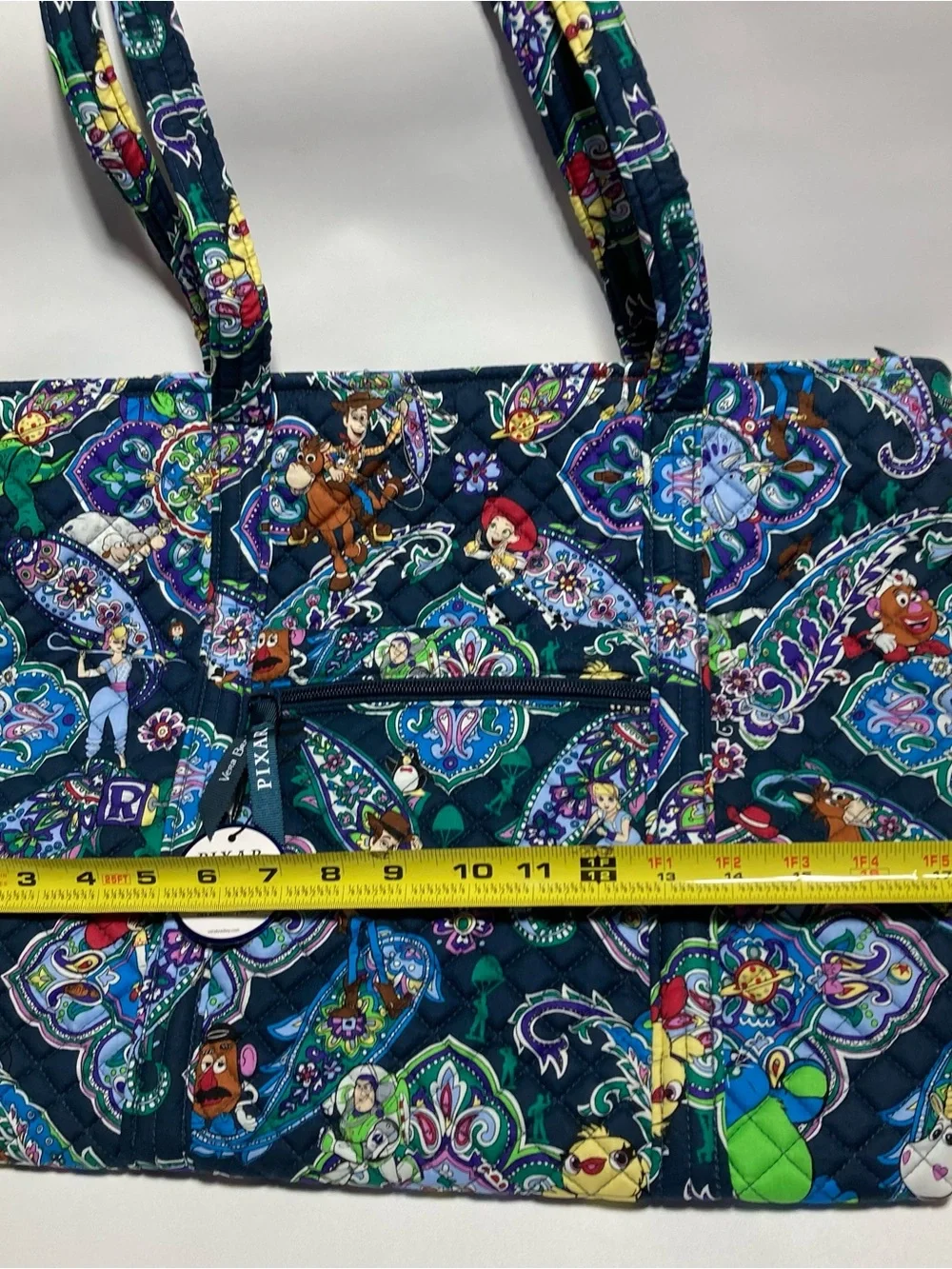 Vera Bradley Limited Edition Disney Pixar Toy Story Quilted Tote Bag Andy's Room